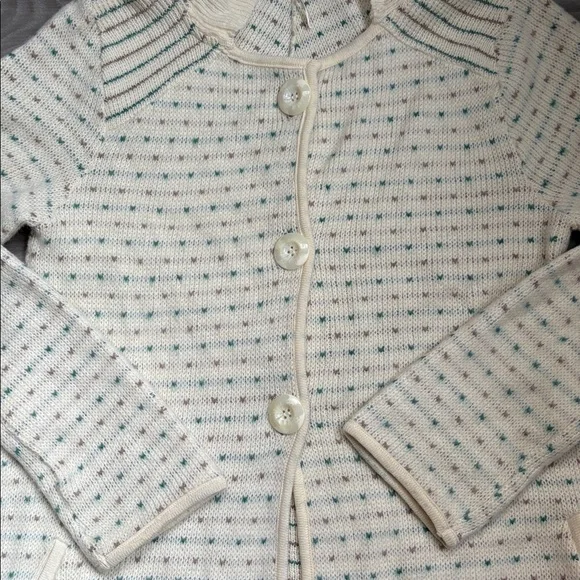 Free People Cozy Cream Hooded Cardigan Sweater - Picture 2 of 9